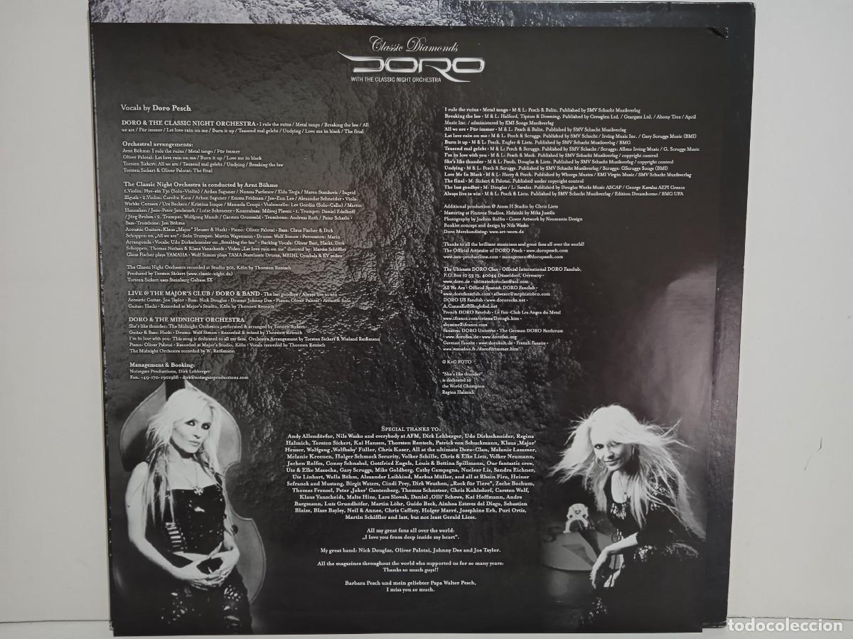 Discos de vinilo: Doro - Classic Diamonds - 2 x LP - Gatefold - Primera Edicion - 2011 - Foto 8