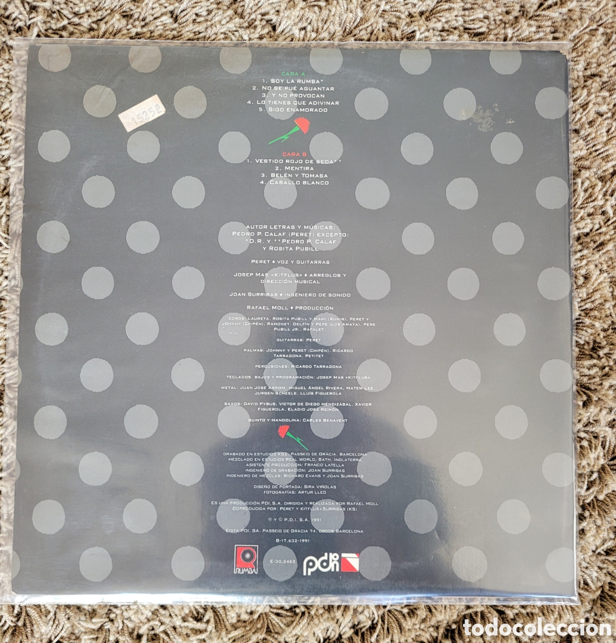 Discos de vinilo: Peret No se pu&eacute; aguantar lp. - Foto 2