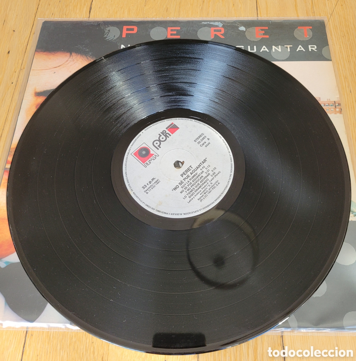 Discos de vinilo: Peret No se pu&eacute; aguantar lp. - Foto 3