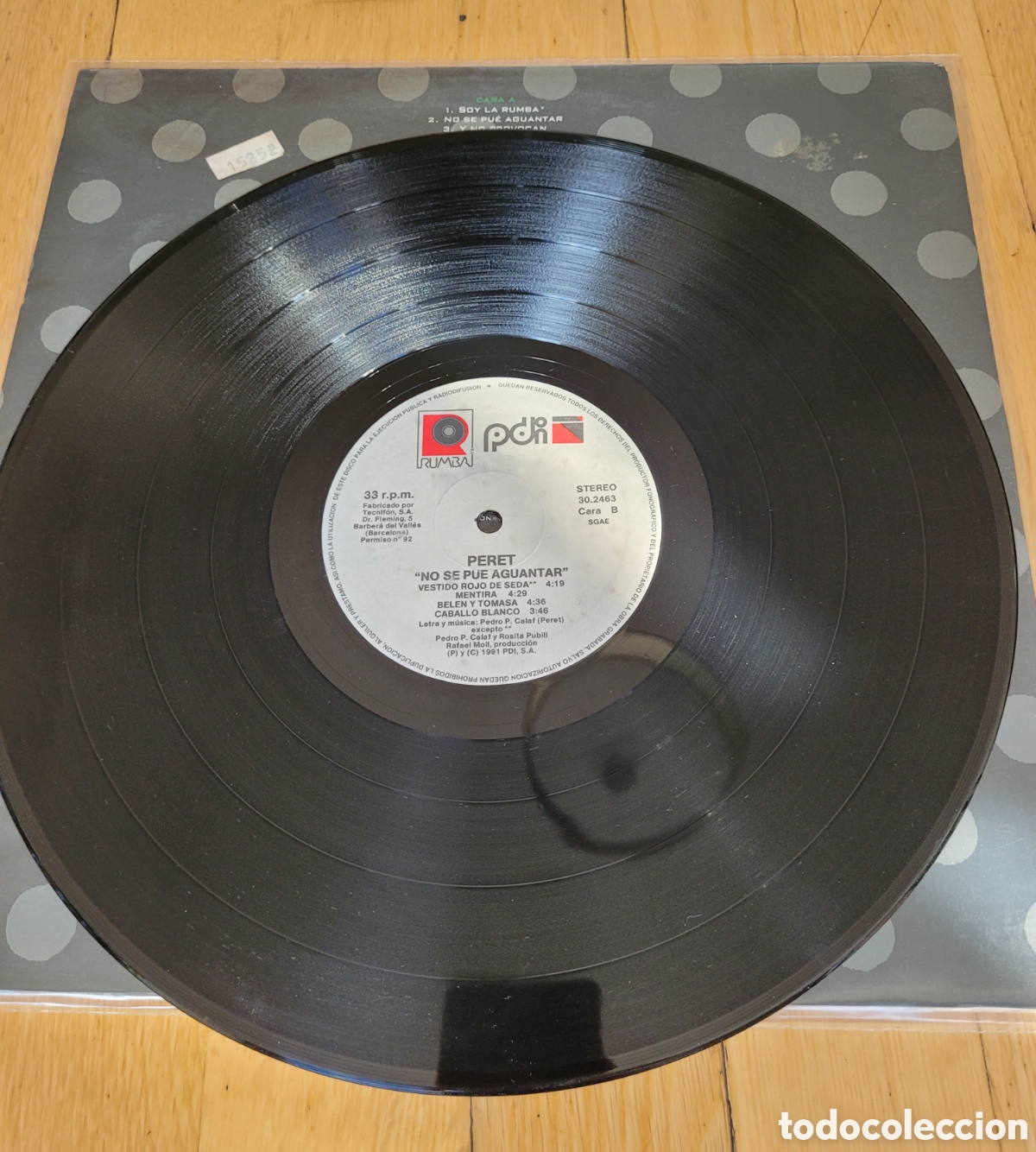 Discos de vinilo: Peret No se pu&eacute; aguantar lp. - Foto 4