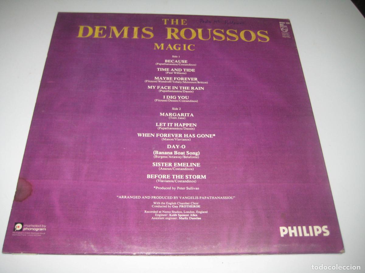 Discos de vinilo: Demis Roussos - Magic LP - Foto 2