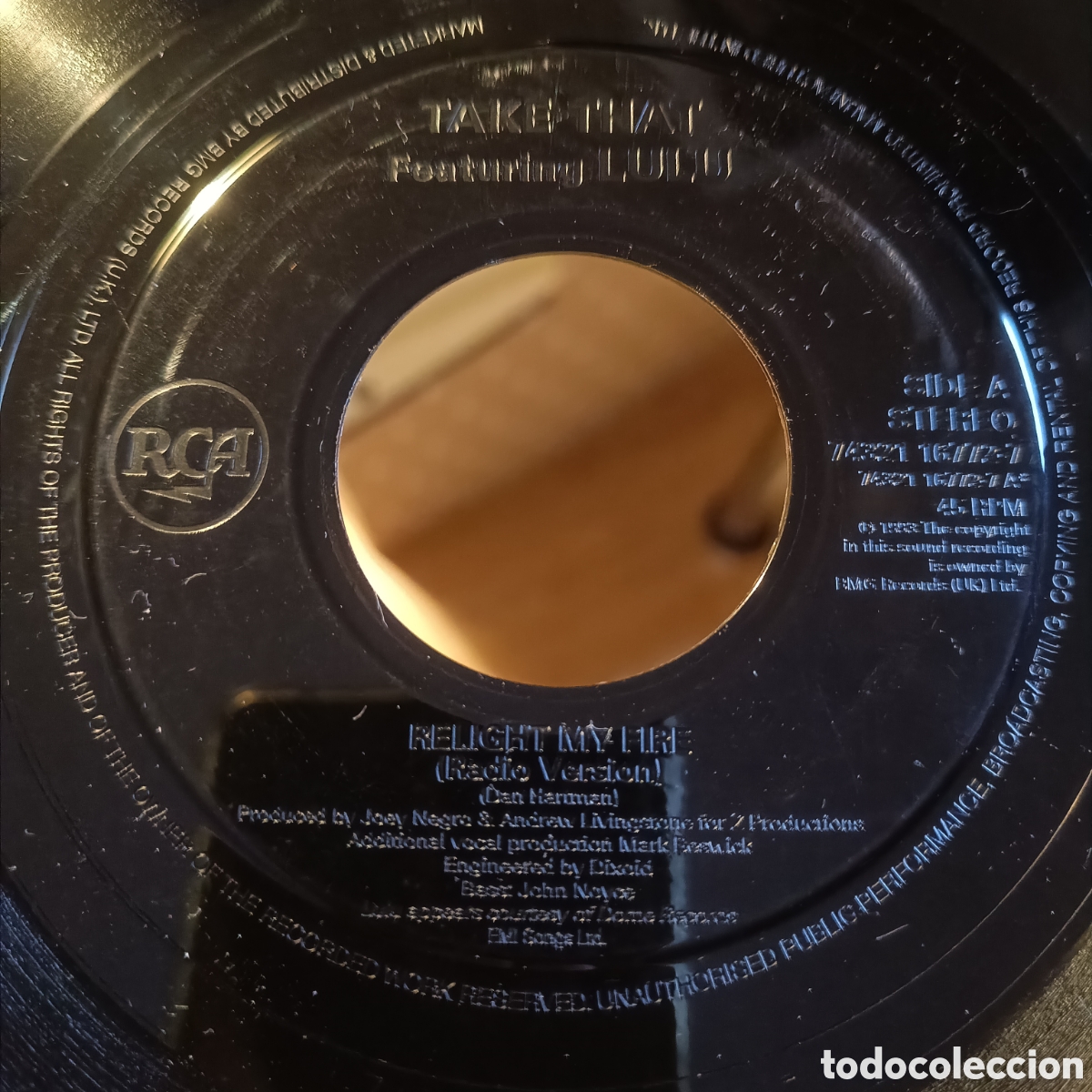 Discos de vinilo: Take That &lrm;&ndash; Relight My Fire (with Lulu) - Foto 1