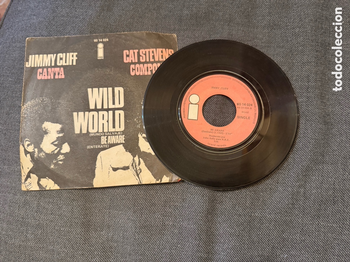 Discos de vinilo: Jimmy Cliff y Cat Stevens &ldquo;Wild World&rdquo; - Foto 2