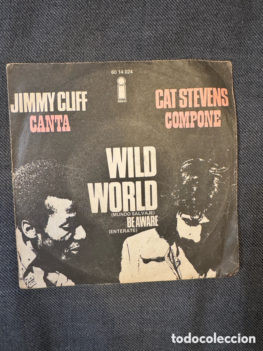 Discos de vinilo: Jimmy Cliff y Cat Stevens &ldquo;Wild World&rdquo; - Foto 1