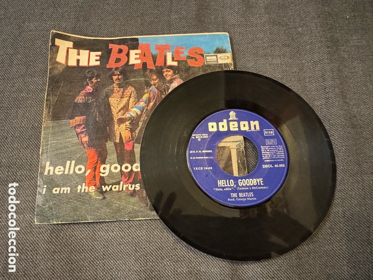Discos de vinilo: The Beatles &ldquo;Hello, Goodbye&rdquo; - Foto 4