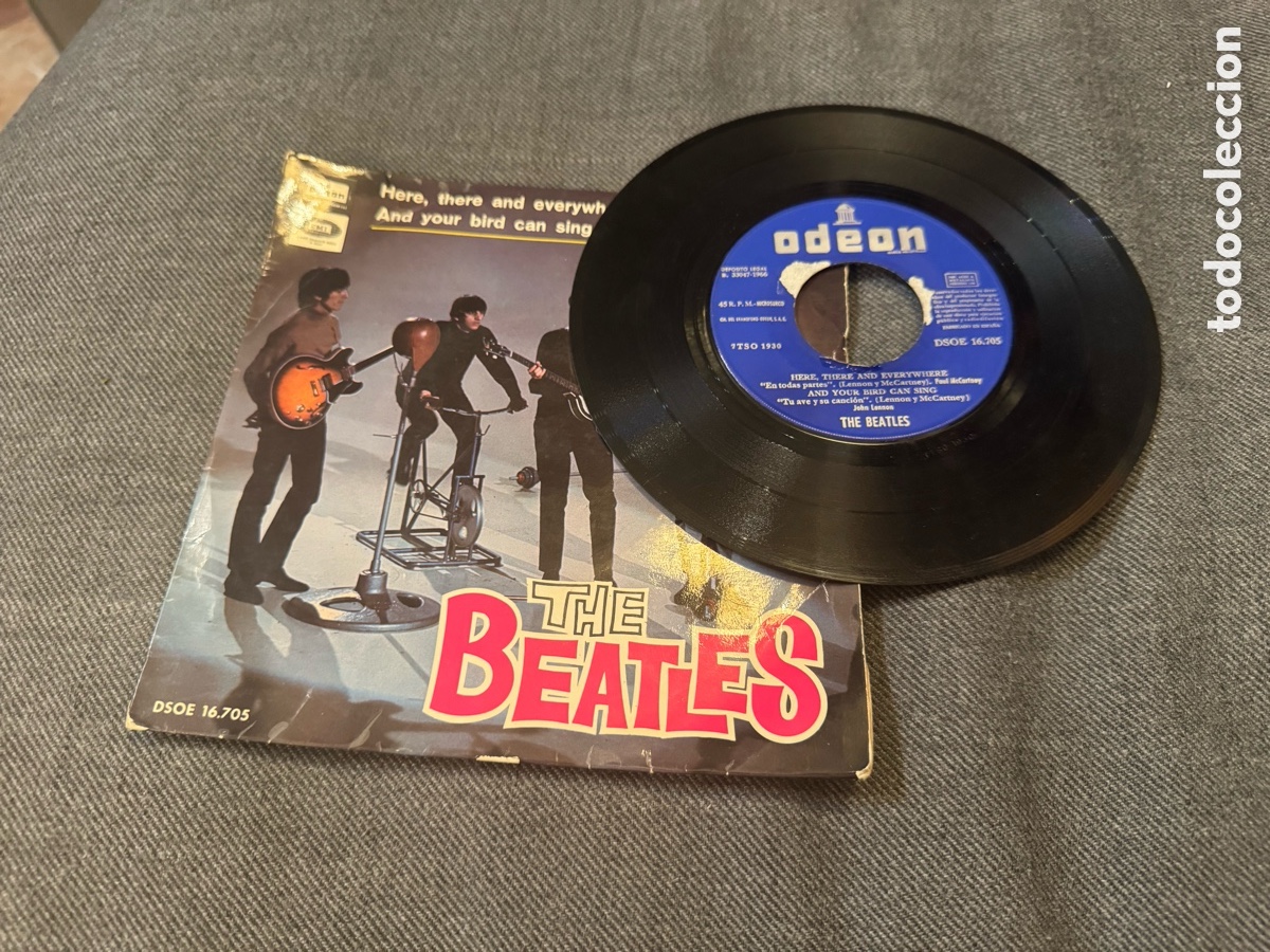Discos de vinilo: EP The Beatles 1966 &ldquo;Here, There and Everywhere&rdquo; - Foto 2
