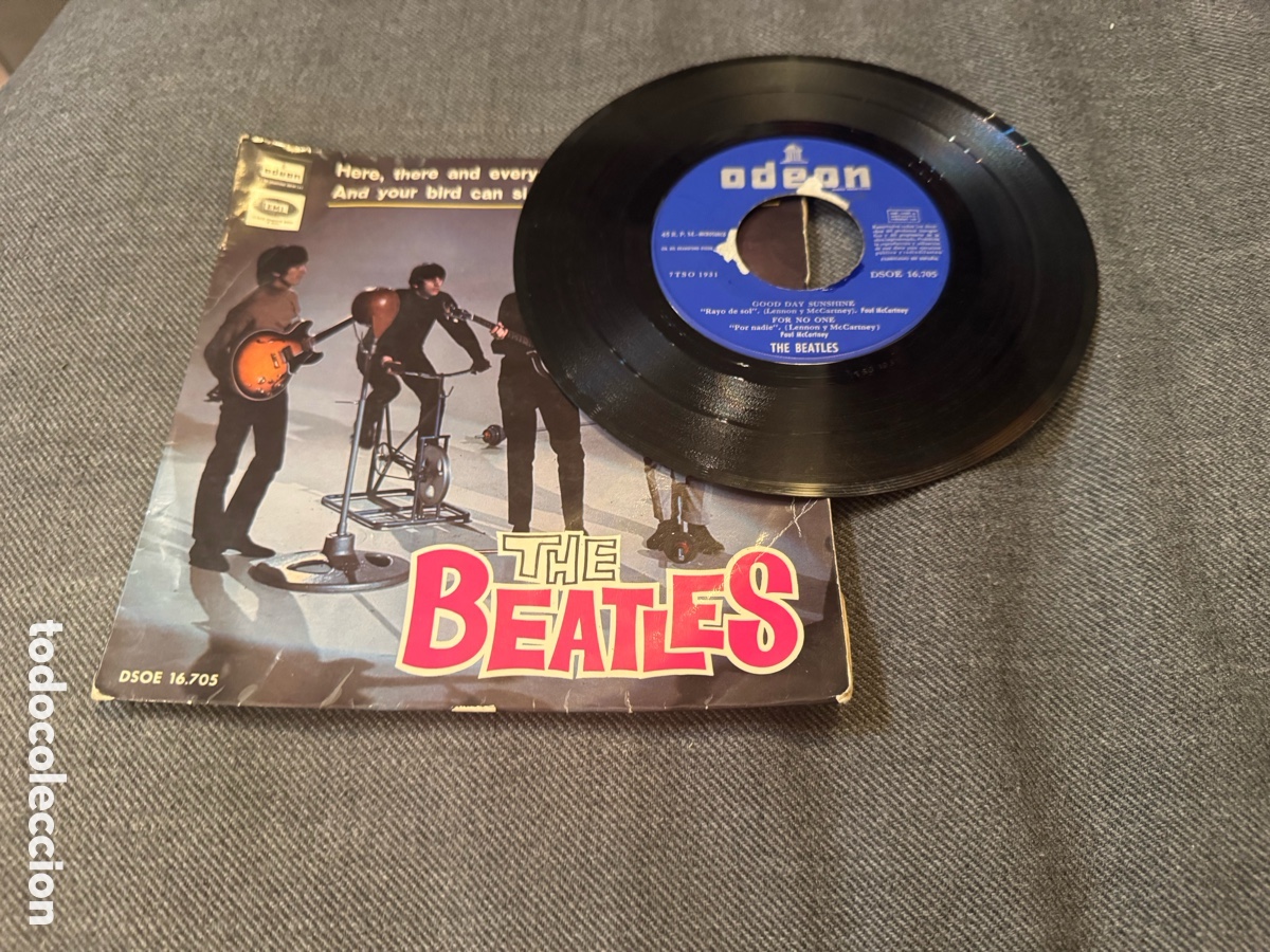 Discos de vinilo: EP The Beatles 1966 &ldquo;Here, There and Everywhere&rdquo; - Foto 4