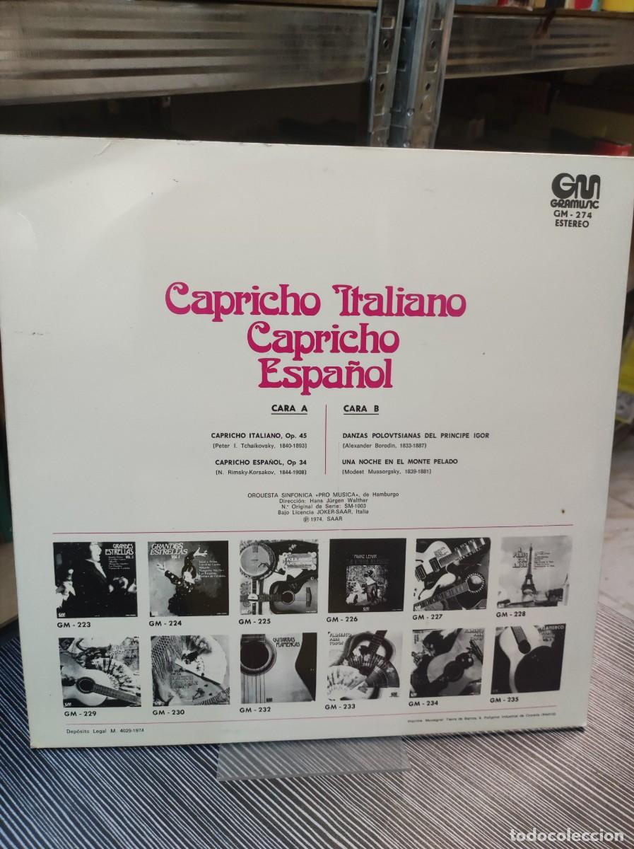 Discos de vinilo: Capricho Italiano / Capricho Espa&ntilde;ol - Foto 2