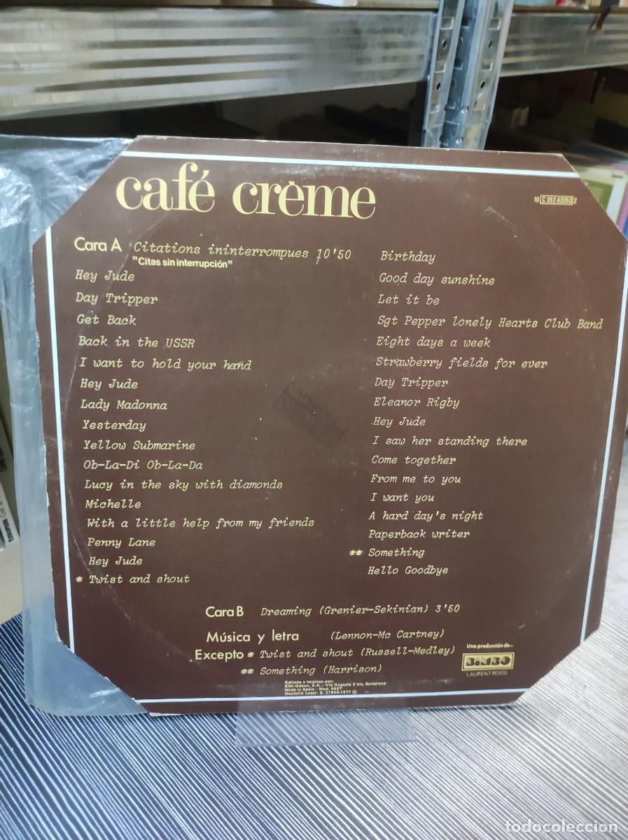 Discos de vinilo: Caf&eacute; Cr&egrave;me &ndash; Citations Ininterrompues - Foto 2