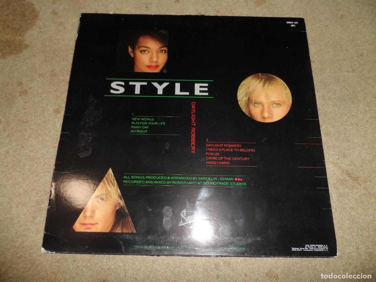 Discos de vinilo: STYLE - DAYLIGHT ROBBERY (SPAIN 1987) - Foto 2