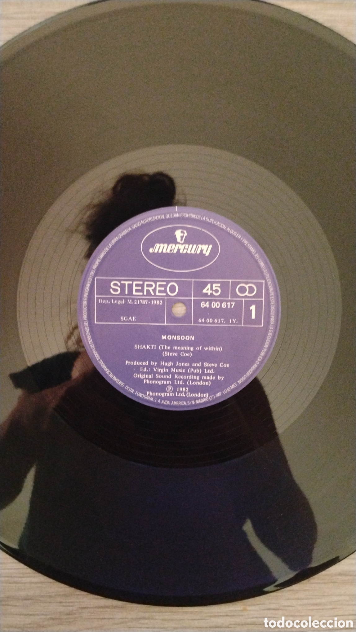 Discos de vinilo: NONSOON-SHAKTI-MAXI-MERCURY/SPAIN-IB - Foto 3