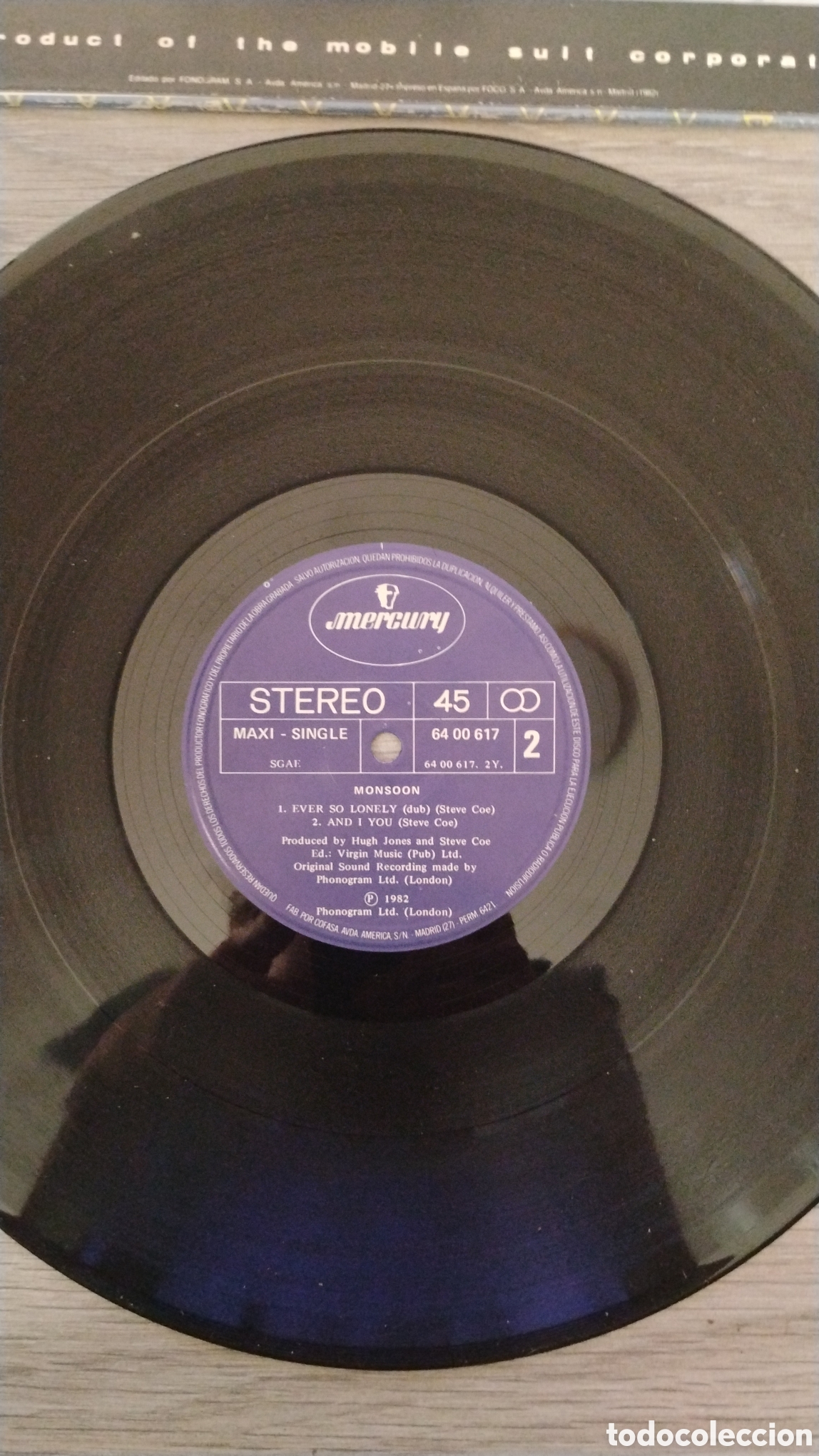 Discos de vinilo: NONSOON-SHAKTI-MAXI-MERCURY/SPAIN-IB - Foto 5
