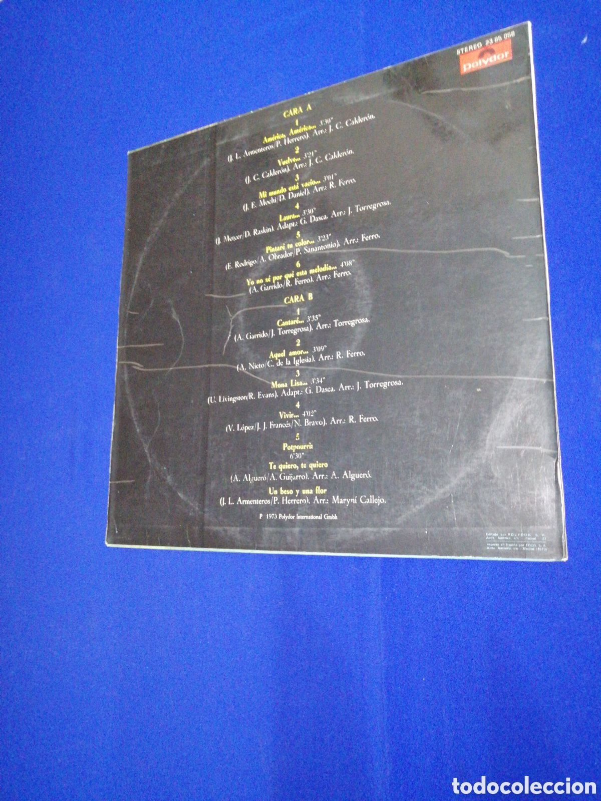 Discos de vinilo: NINO BRAVO.... Y VOL. 5 - POLYDOR - Foto 3