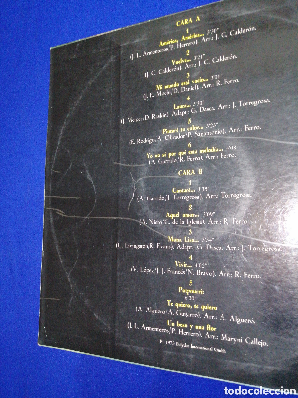Discos de vinilo: NINO BRAVO.... Y VOL. 5 - POLYDOR - Foto 5