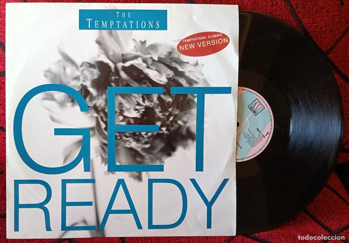 Discos de vinilo: THE TEMPTATIONS ** Get Ready ** MAXI SINGLE VINILO 1991 UK - Foto 1