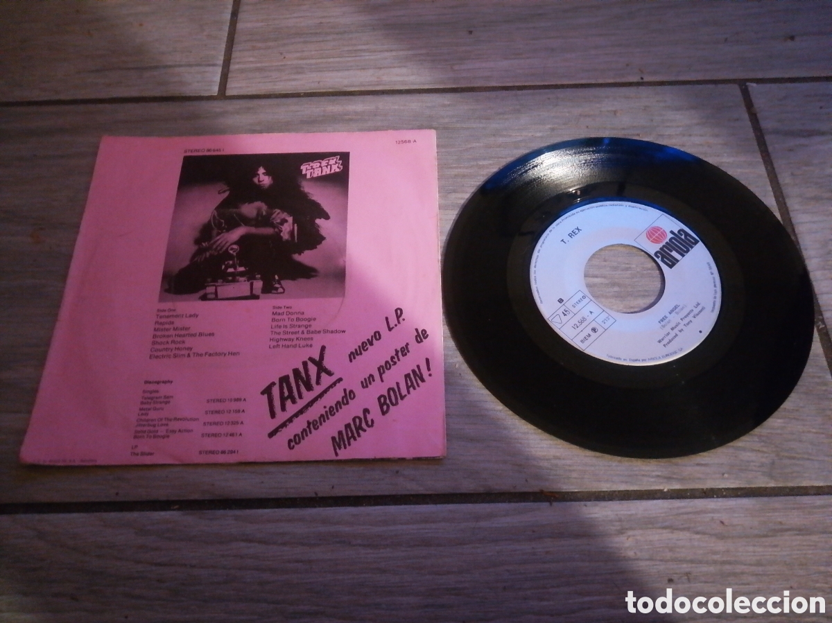 Discos de vinilo: T. REX - 20TH CENTURY BOX - SINGLE - SPAIN - ARIOLA - L - - Foto 2