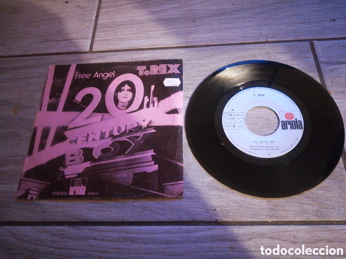Discos de vinilo: T. REX - 20TH CENTURY BOX - SINGLE - SPAIN - ARIOLA - L - - Foto 1