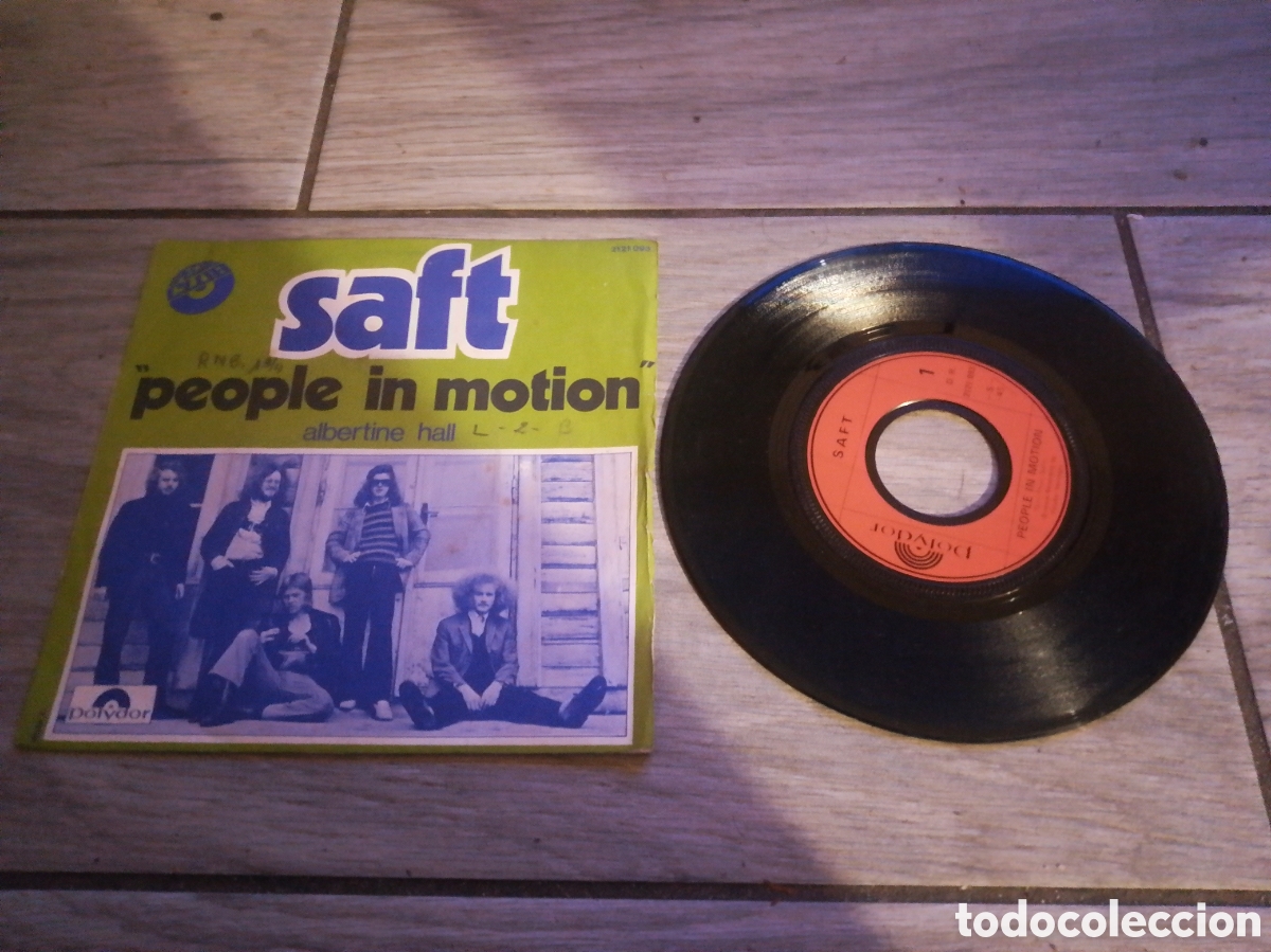 Discos de vinilo: SAFT - PEOPLE IN MOTION - SINGLE - FRANCIA - POLYDOR - L - - Foto 1