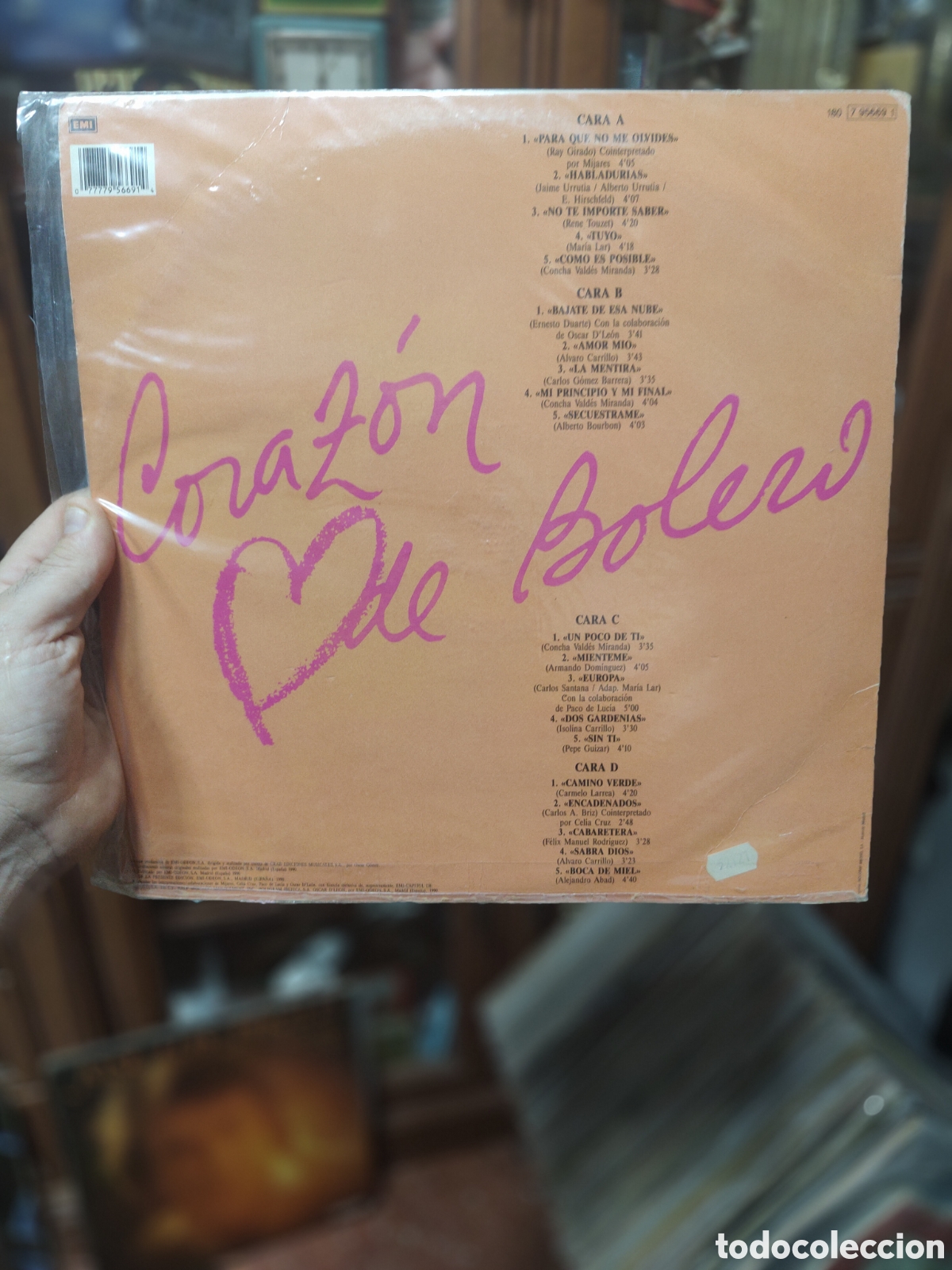 Discos de vinilo: DISCO DOBLE VINILO DYANGO CORAZON DE BOLERO - Foto 2