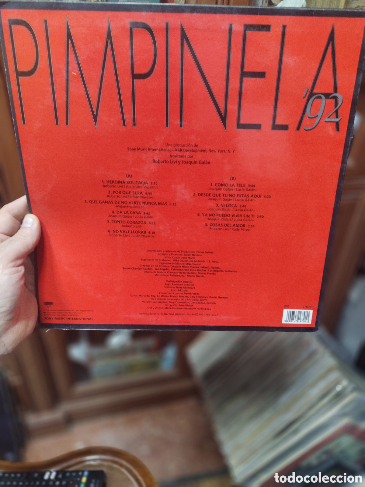Discos de vinilo: DISCO VINILO PIMPINELA 92 - Foto 2