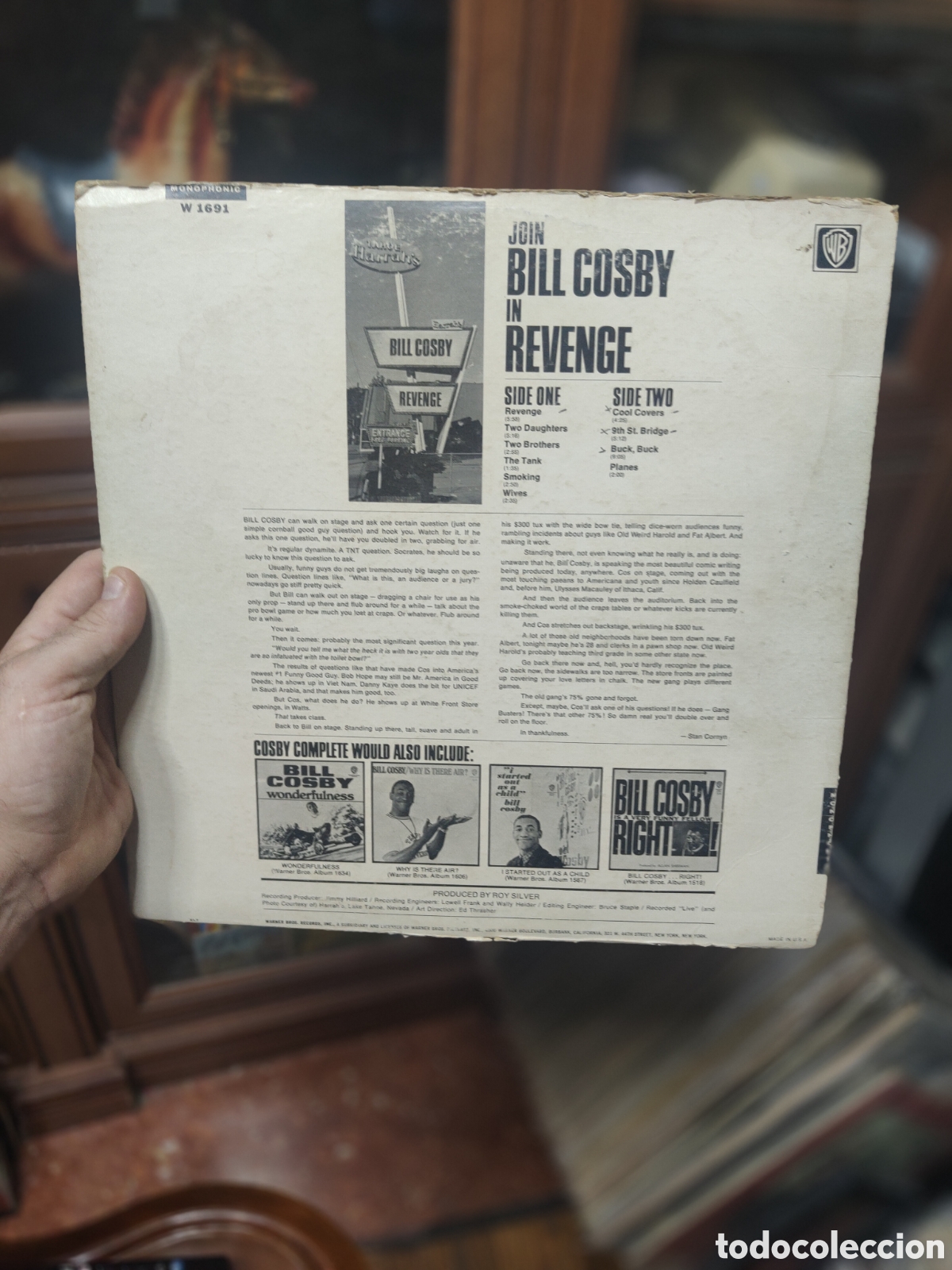 Discos de vinilo: DISCO VINILO BILL COSBY REVENGE - Foto 2