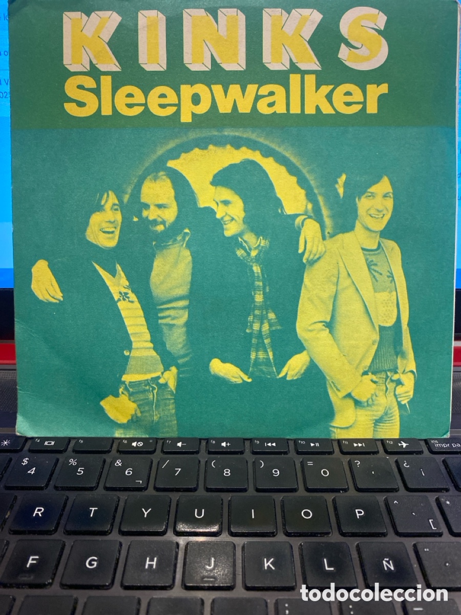 Discos de vinilo: THE KINKS - SLEEPWALKER + FULL MOON SINGLE ITALIA - Foto 1