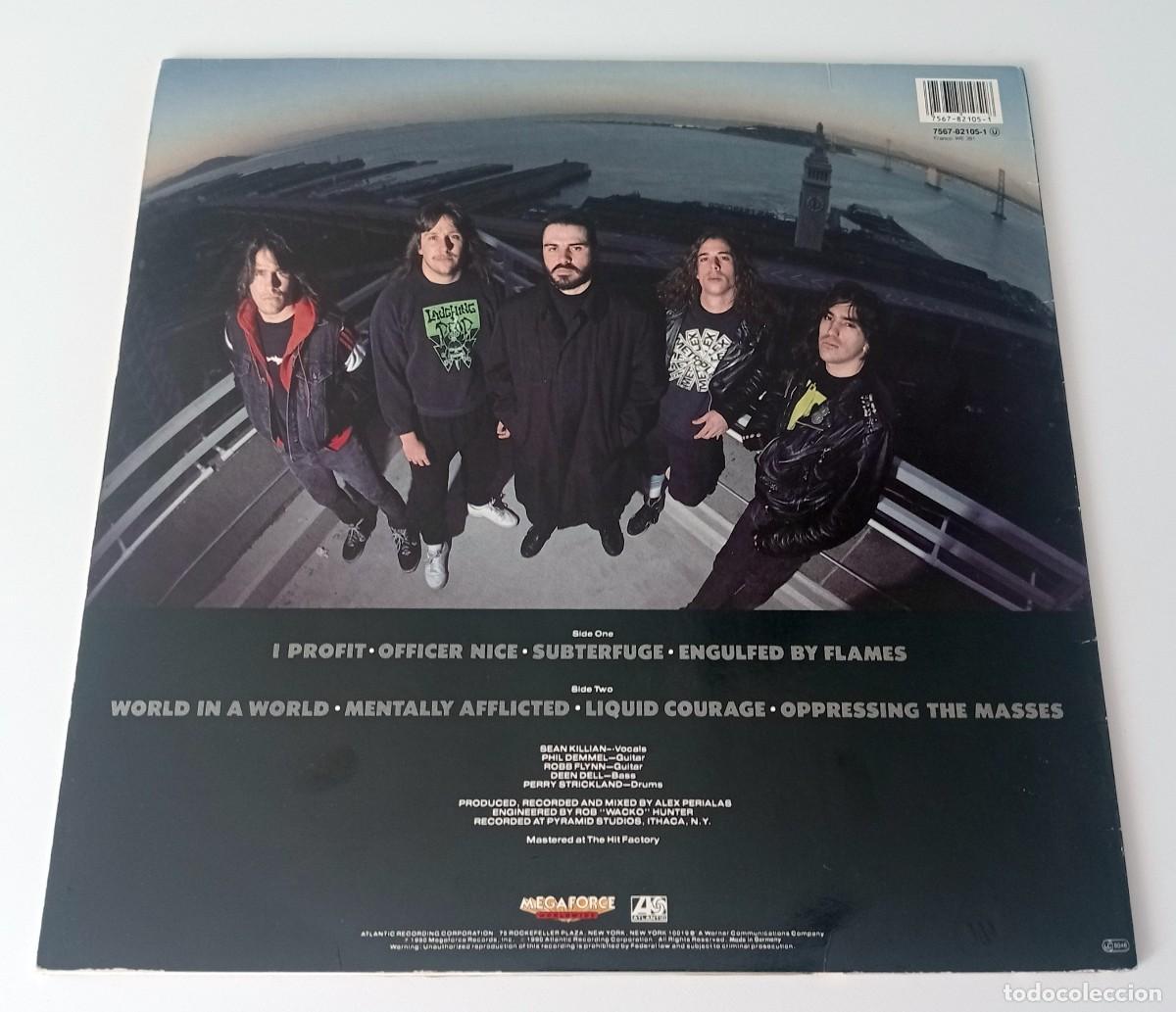 Discos de vinilo: LP VIO-LENCE - OPPRESSING THE MASSES - Foto 2