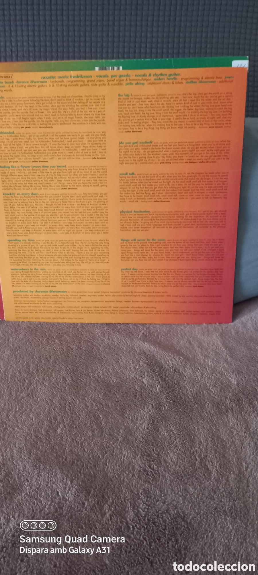 Discos de vinilo: Disco vinilo LP Roxette joyride - Foto 3