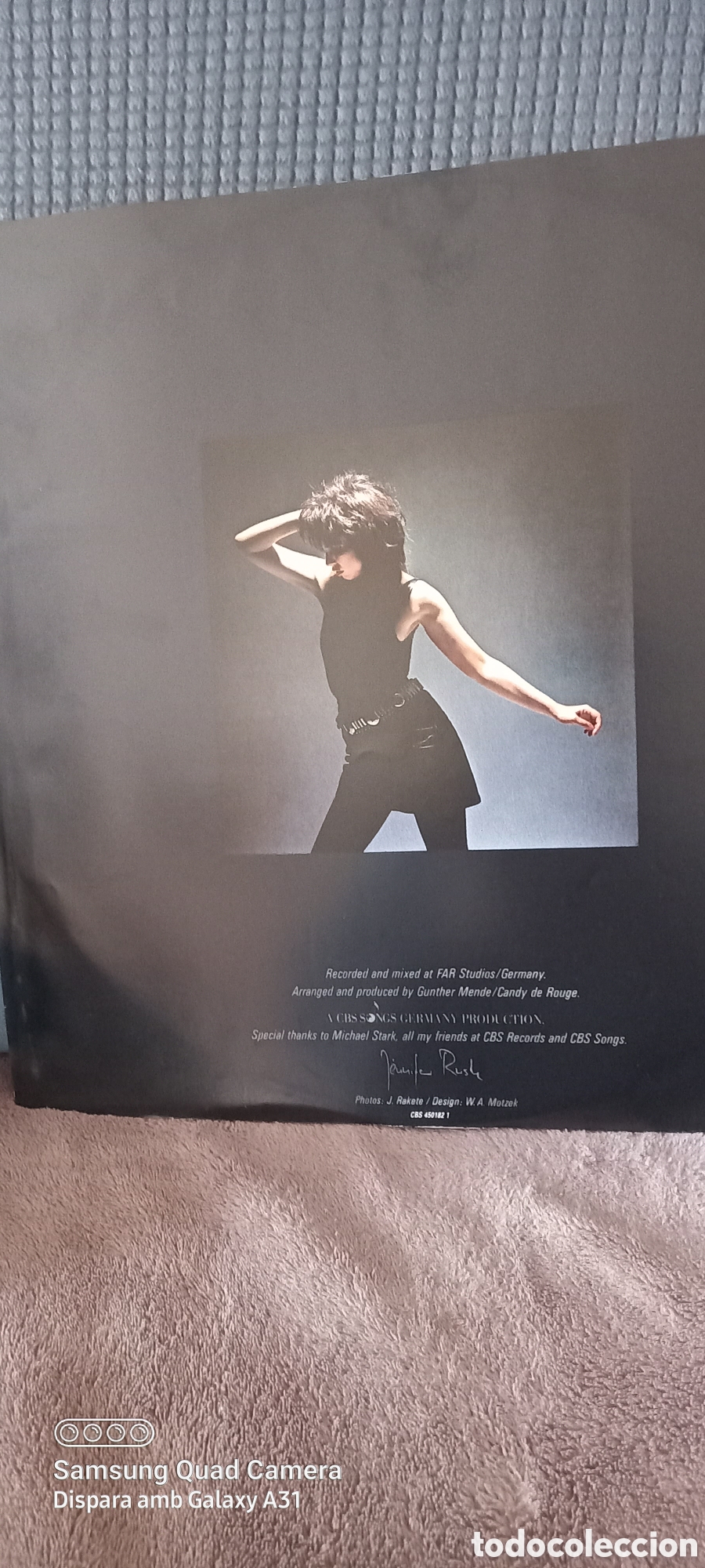 Discos de vinilo: Disco Vinilo LP Jennifer Rush movin - Foto 3