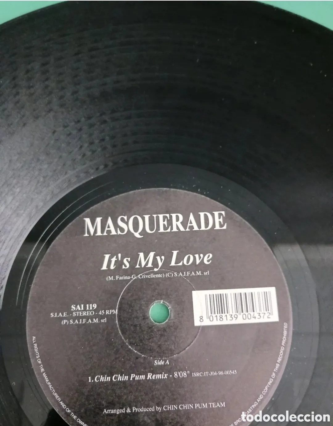 Discos de vinilo: Vinilo Masquerade - Its My Love - Foto 3