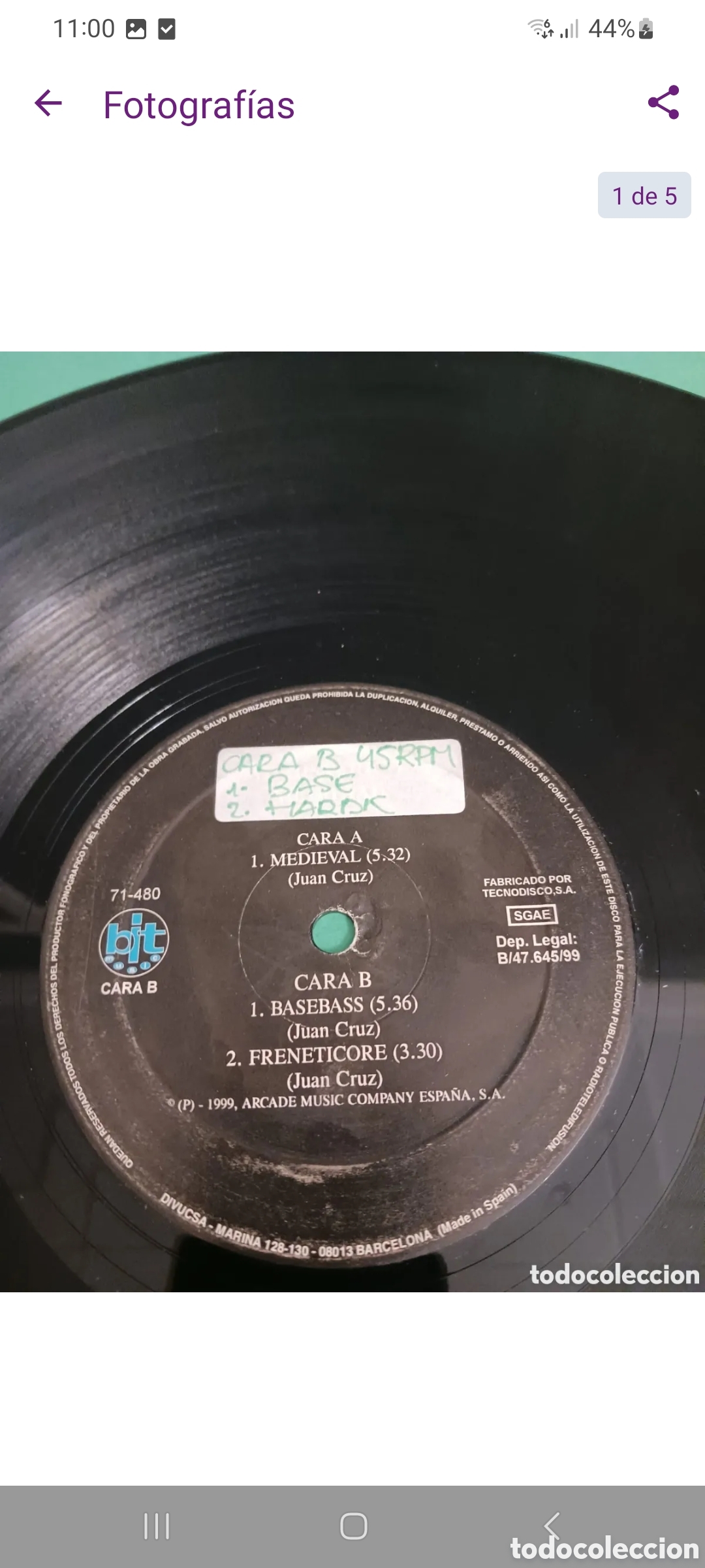 Discos de vinilo: Vinilo DJ Histerico- Medieval - Foto 2