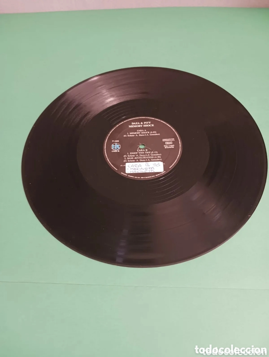 Discos de vinilo: Vinilo Daza & Pity / Memory Shock - Foto 3