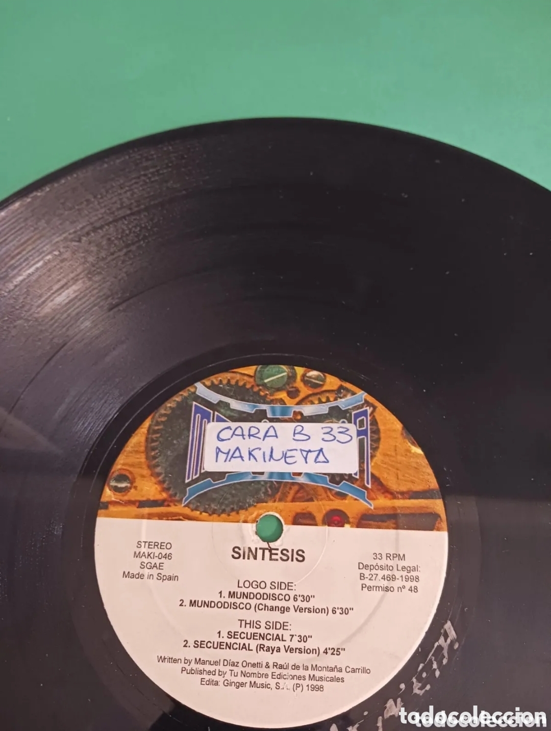 Discos de vinilo: Vinilo Sintesis /Mundodisco - Foto 1