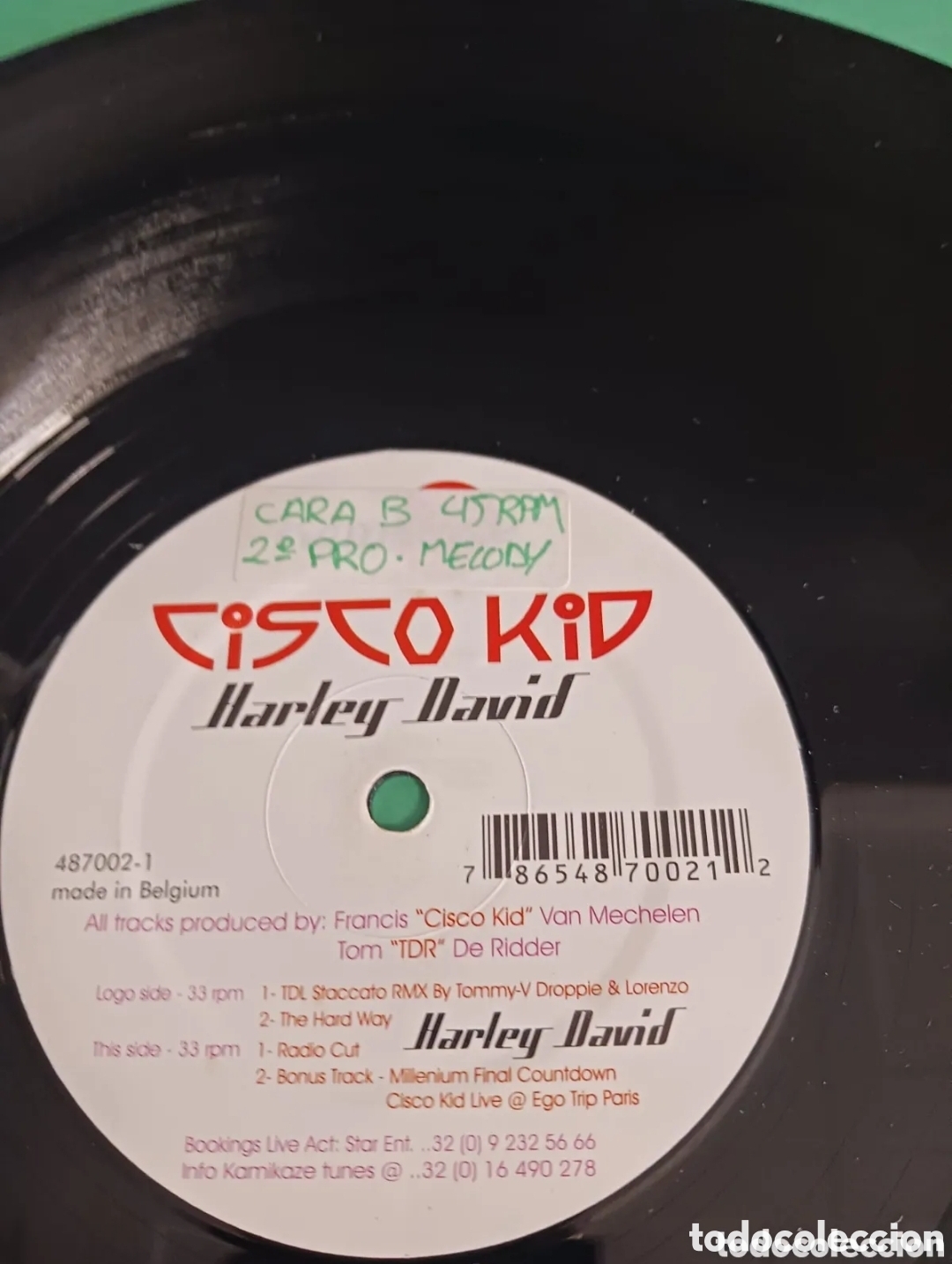 Discos de vinilo: Vinilo Cisco kid - Harley David - Foto 1