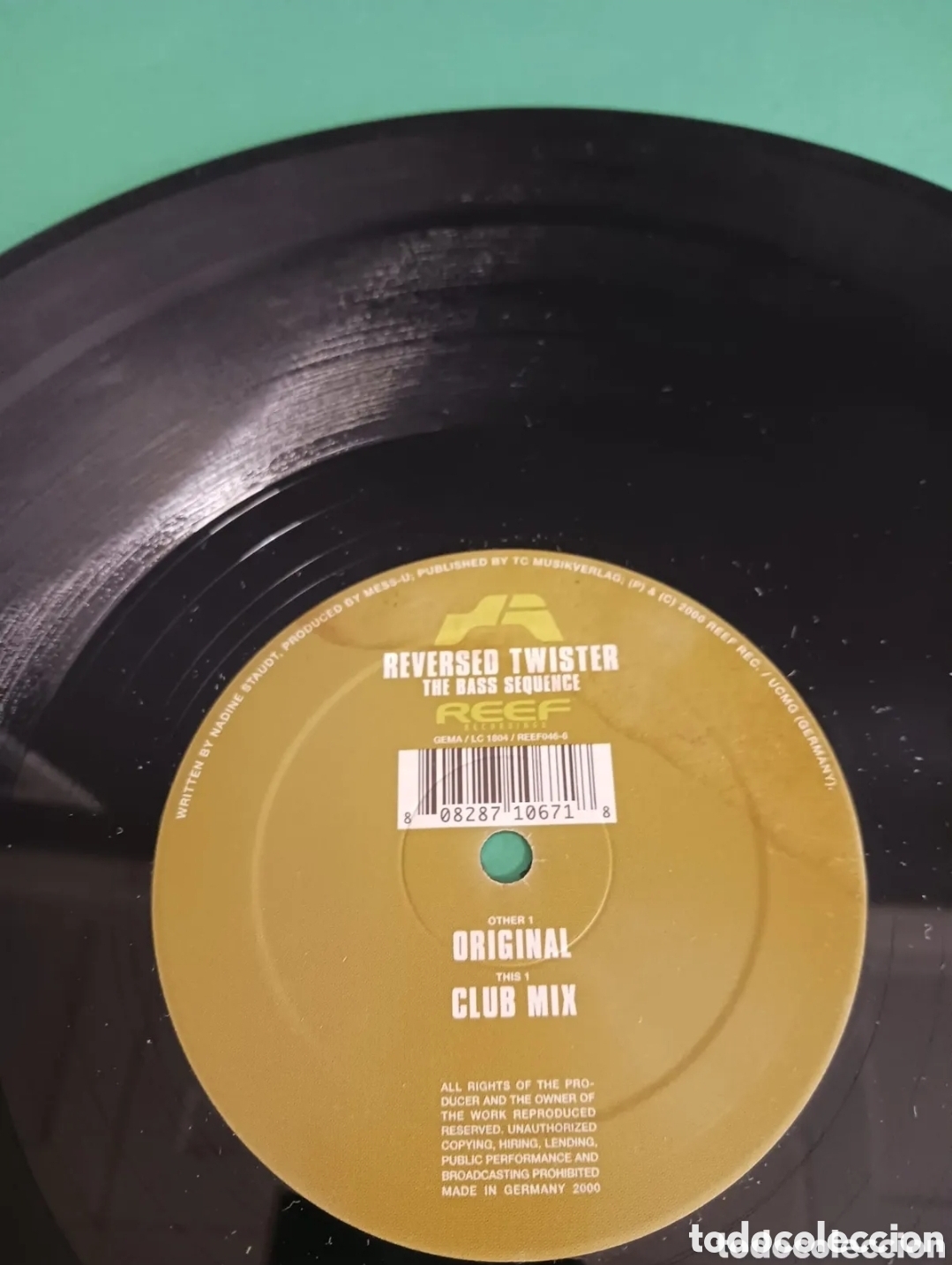 Discos de vinilo: Vinilo Reversed Twister - The Bass Sequence - Foto 1