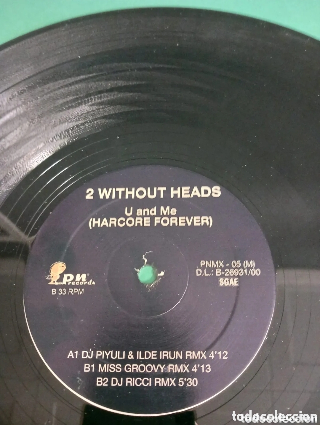 Discos de vinilo: Vinilo 2 Without Heads - U and Me ( Harcore Forever) - Foto 1
