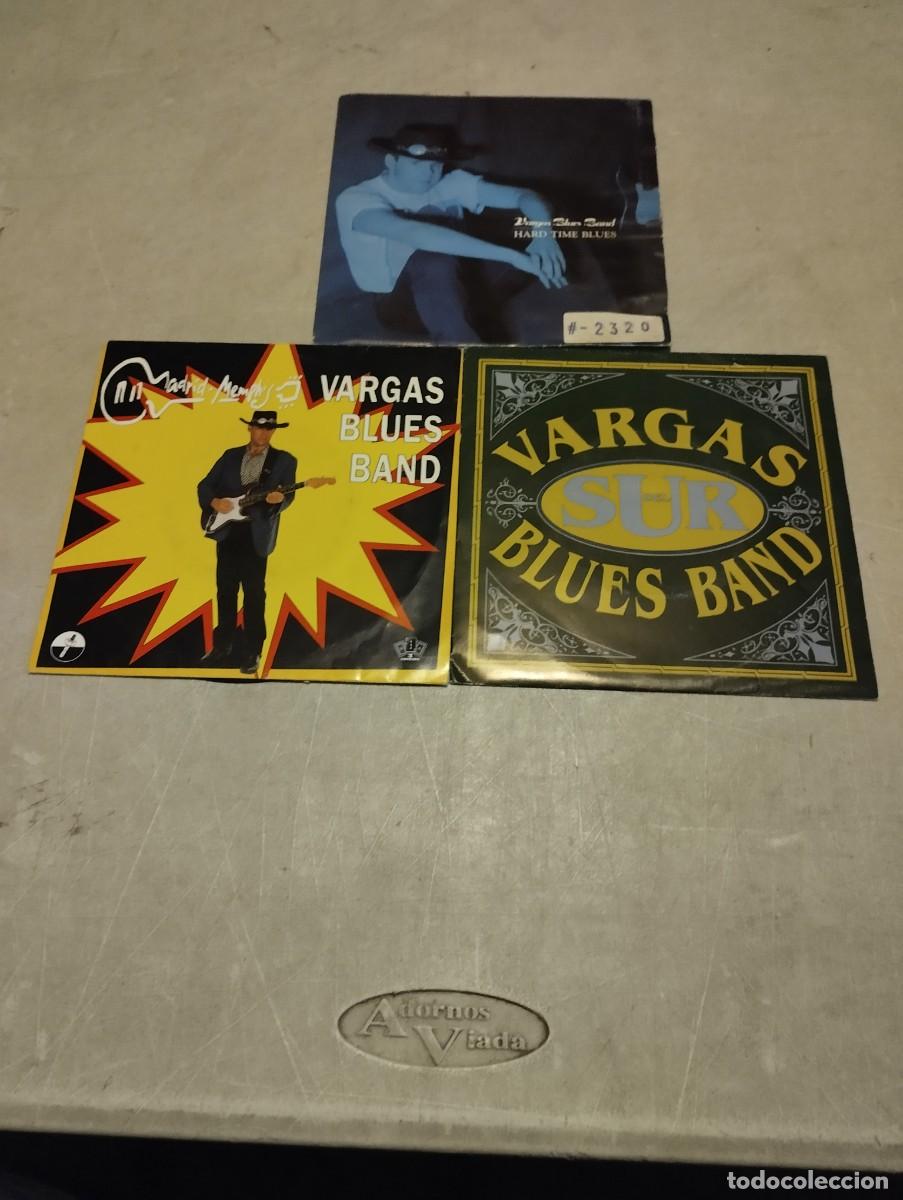 Discos de vinilo: VARGAS BLUES BAND LOTE DE 3 SINGLES - Foto 1