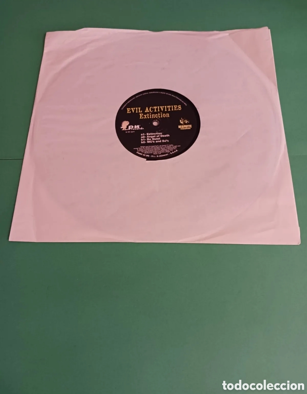 Discos de vinilo: Vinilo Evil Activities - Extinction - Foto 2