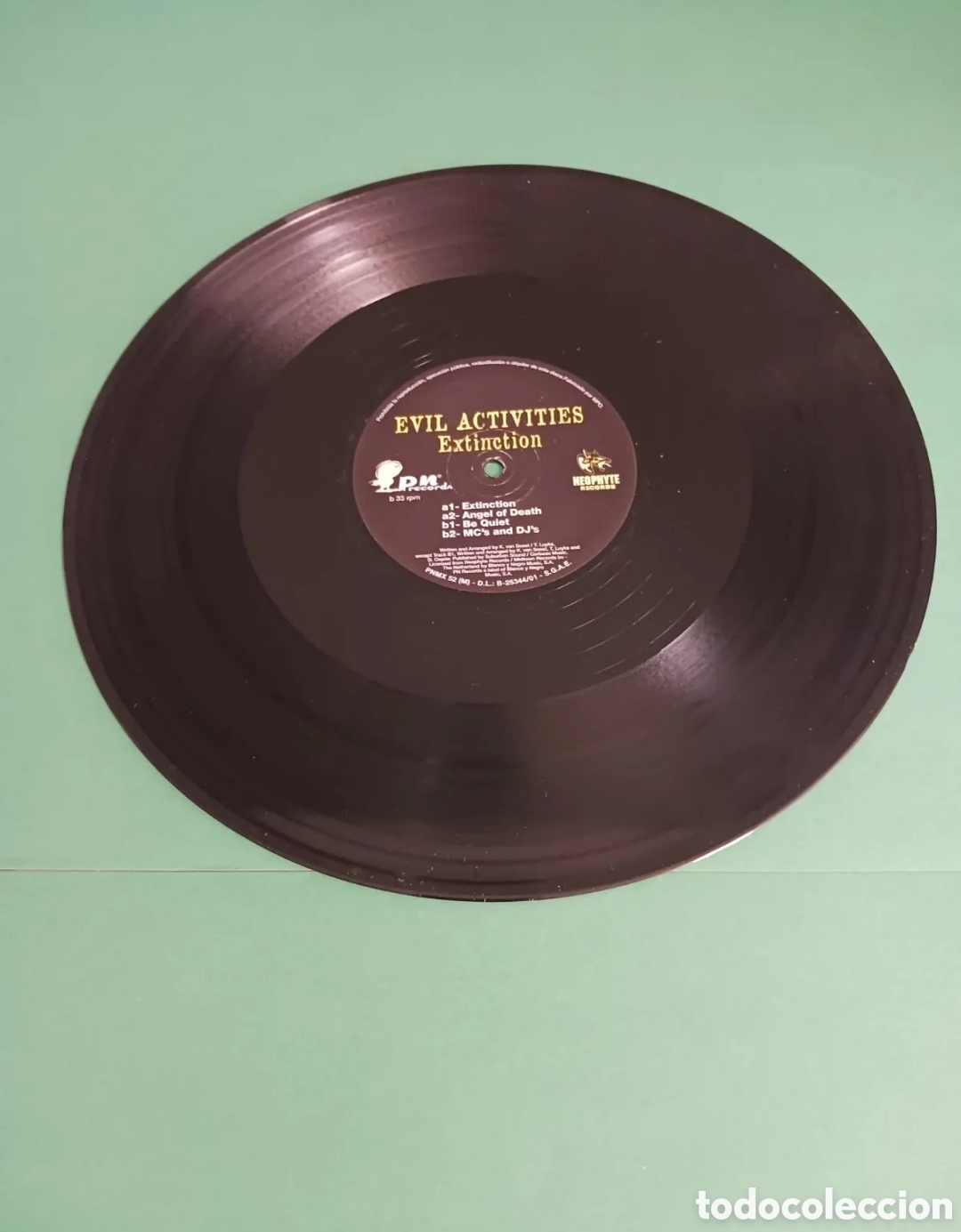 Discos de vinilo: Vinilo Evil Activities - Extinction - Foto 3
