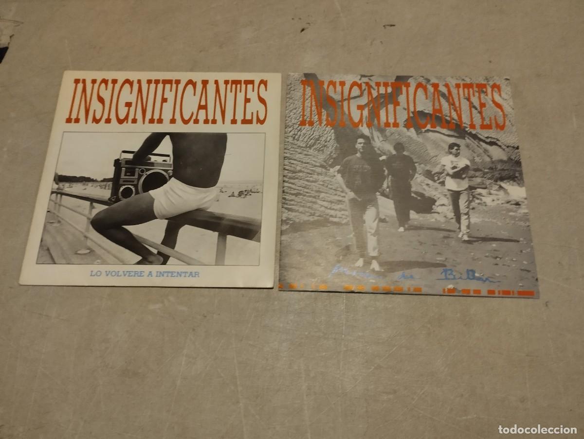 Discos de vinilo: INSIGNIFICANTES LOTE DE 2 SINGLES - Foto 1