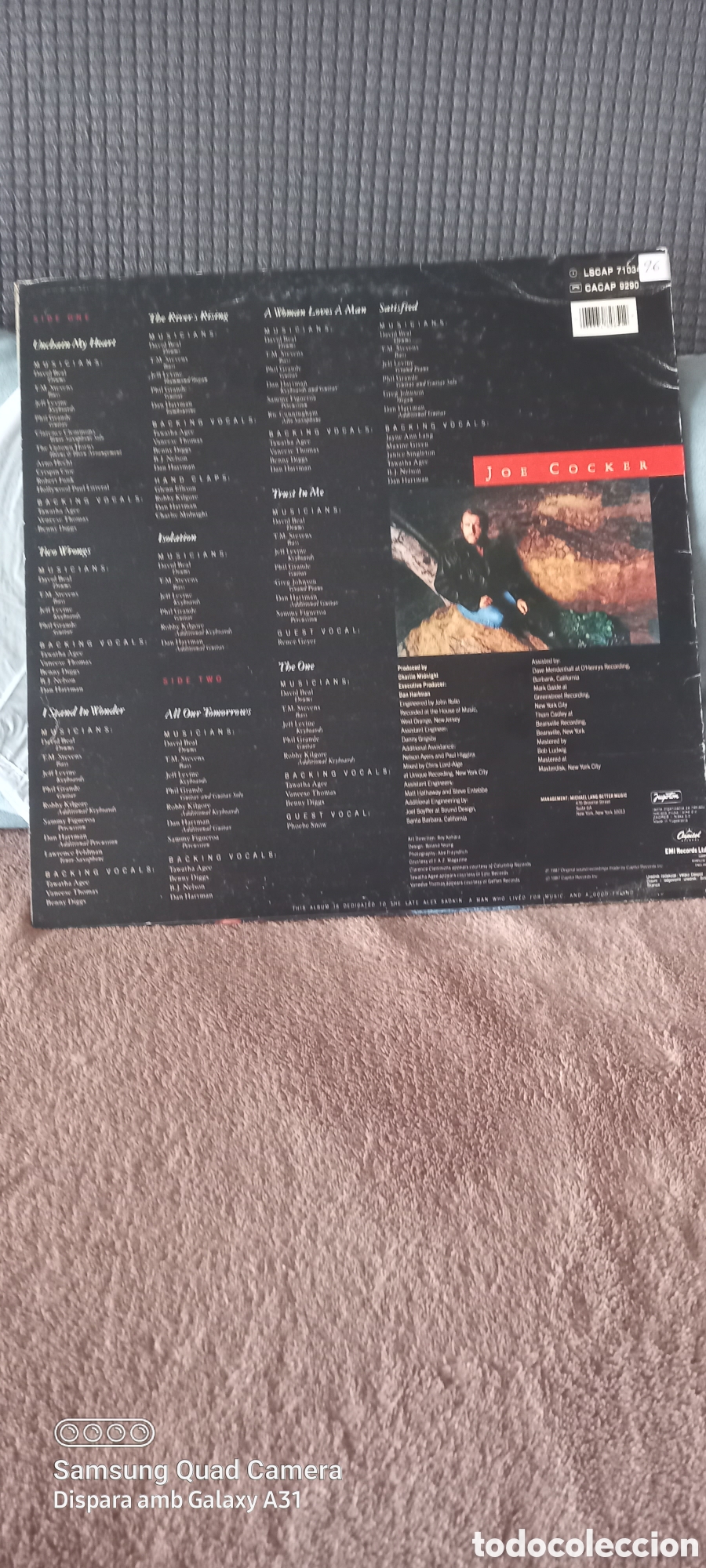 Discos de vinilo: Disco vinilo LP Joe cocker - Foto 2