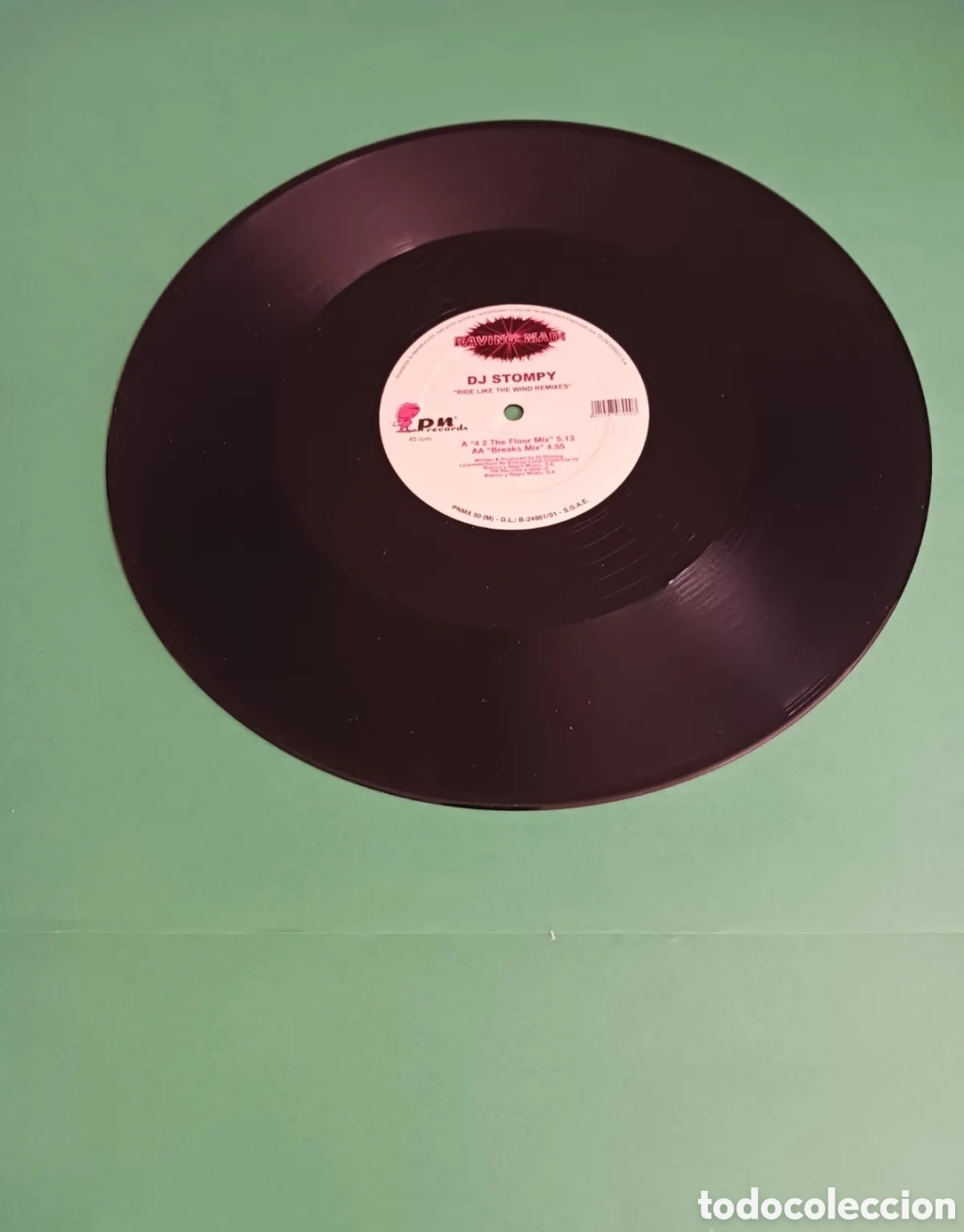 Discos de vinilo: DJ STOMPY &rdquo; RIDE LIKE THE WIND REMIXES&rdquo; - Foto 2