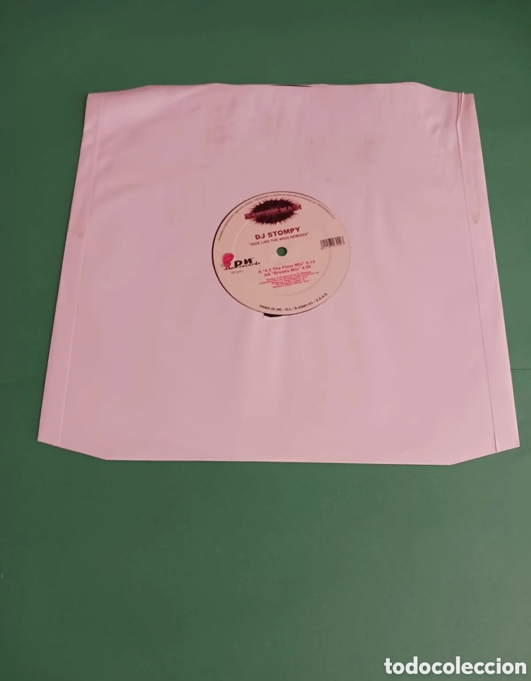 Discos de vinilo: DJ STOMPY &rdquo; RIDE LIKE THE WIND REMIXES&rdquo; - Foto 3