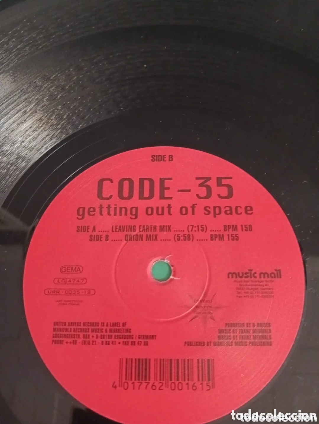Discos de vinilo: Vinilo CODE- 35 / getting out of space - Foto 1