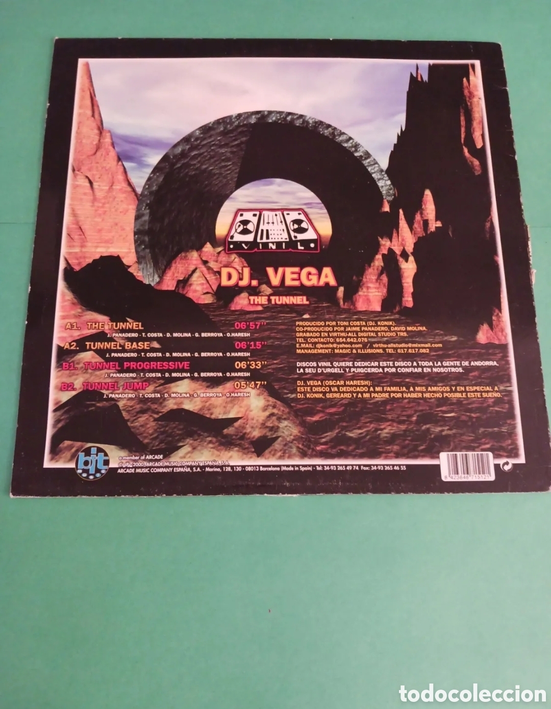 Discos de vinilo: Vinilo DJ Vega - The Tunnel - Foto 4