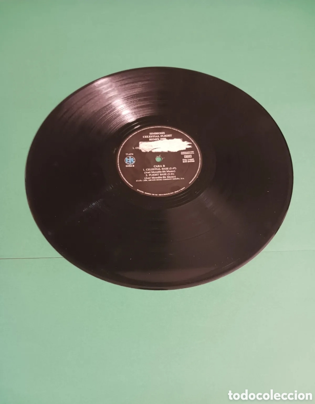 Discos de vinilo: Vinilo Simbiosis/ Celestial Flight remix 2000 - Foto 4