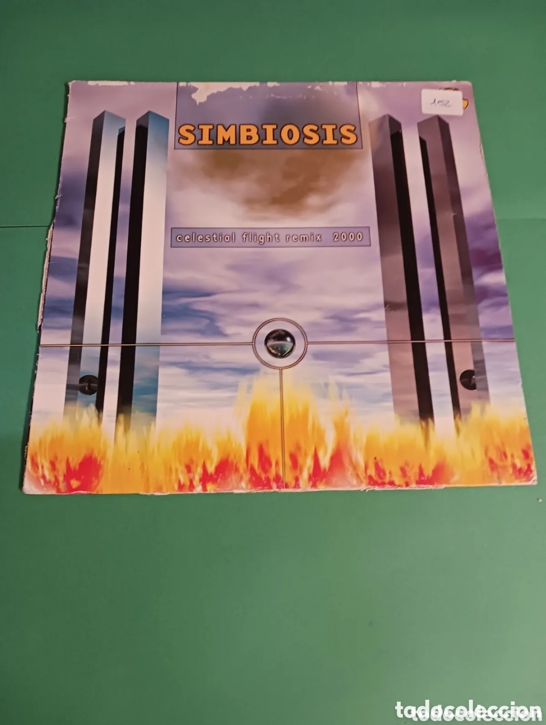 Discos de vinilo: Vinilo Simbiosis/ Celestial Flight remix 2000 - Foto 1