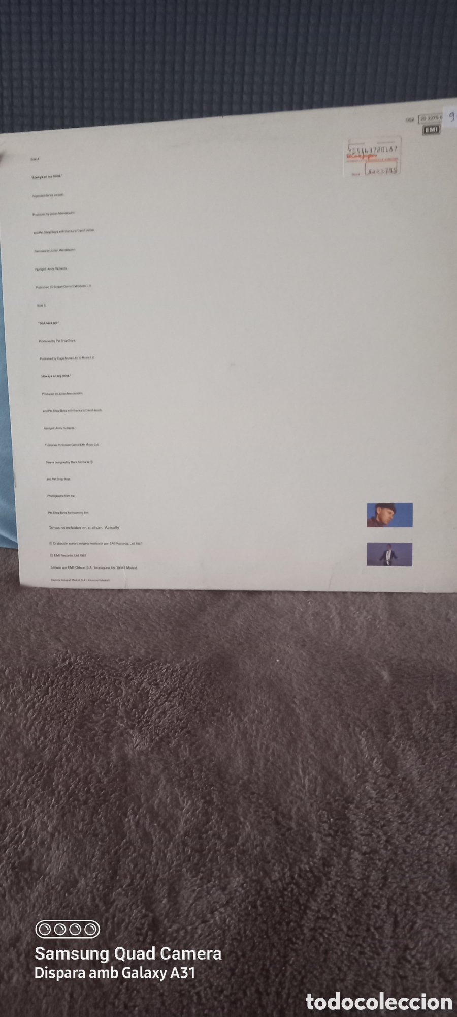 Discos de vinilo: Disco vinilo LP Pet shop boys - Foto 2