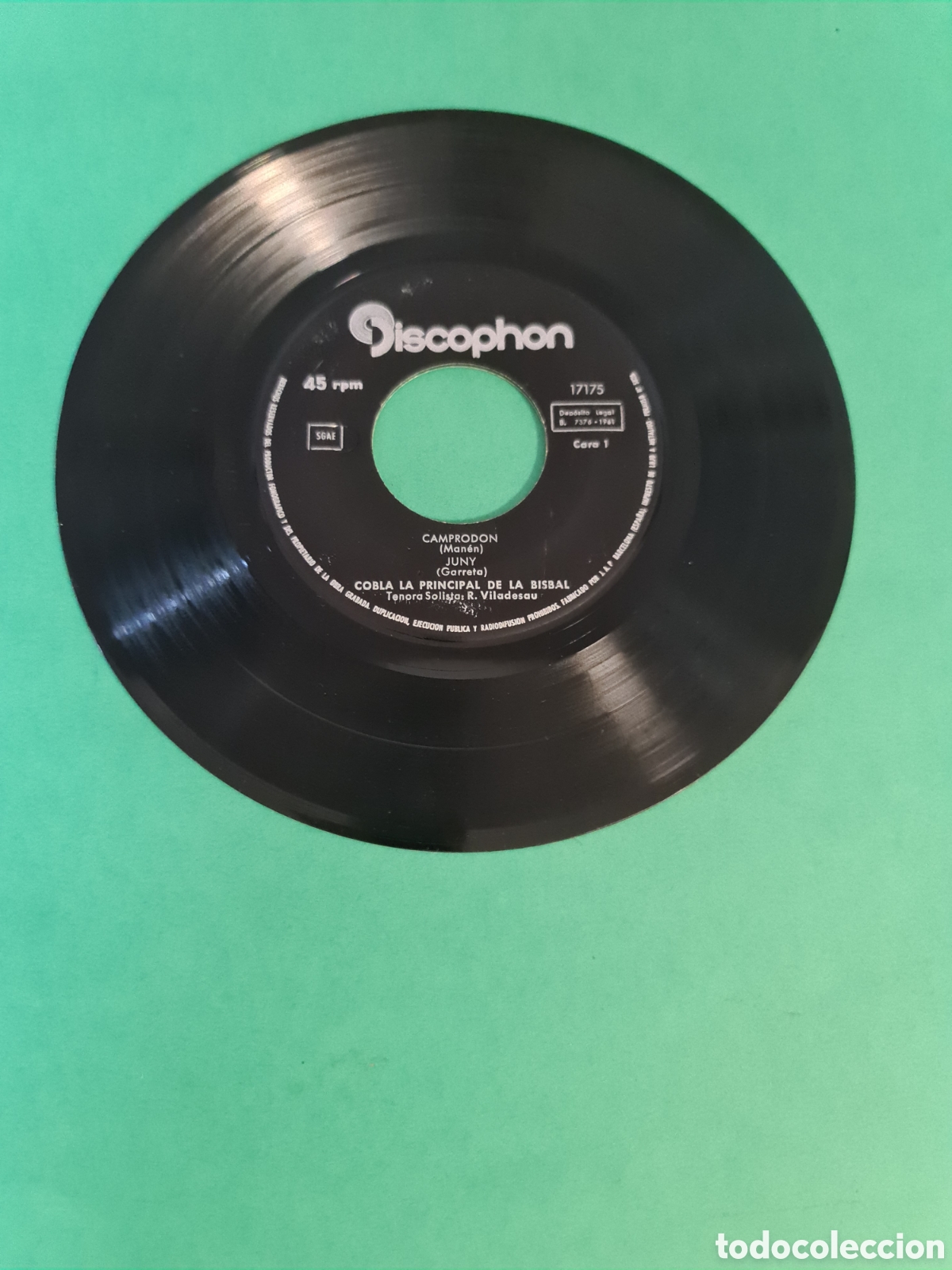 Discos de vinilo: Single Sardanas / La principal de la Bisbal - Foto 3