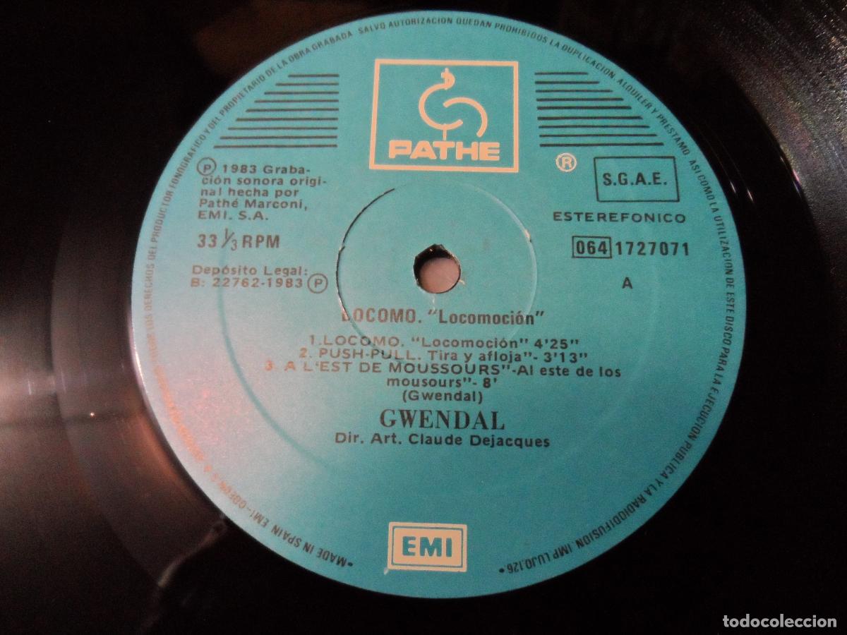 Discos de vinilo: GWENDAL - LOCOMO (SPAIN 1983) - Foto 3